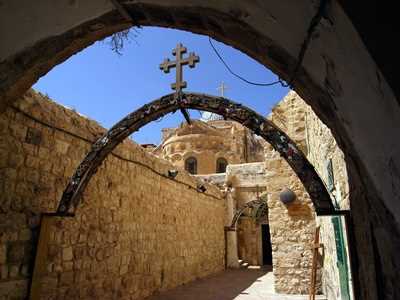 The Via Dolorosa in the Old City, Jerusalem